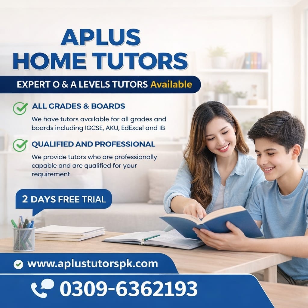 Expert Home Tutors in Eden Value Homes Lahore