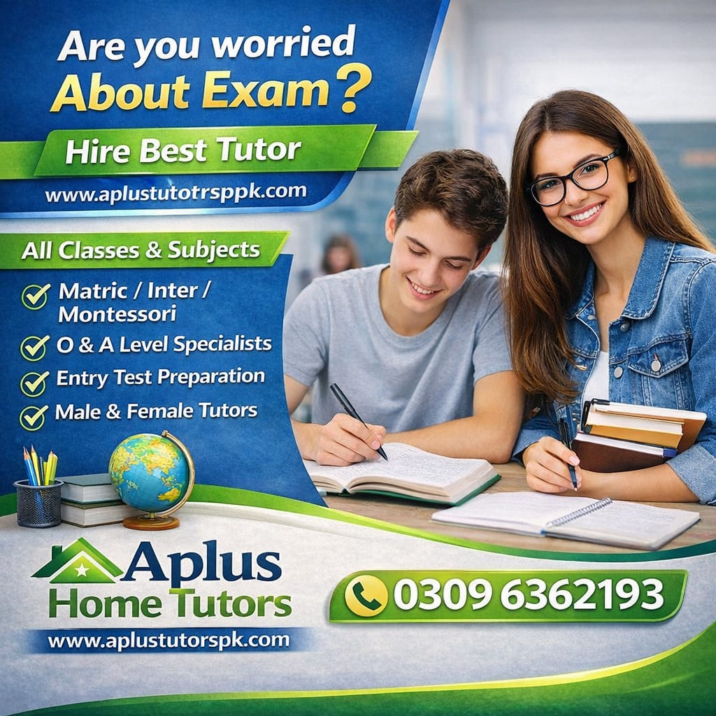 Female Home Tutors in Central Park Housing Scheme Lahore Expert Home Tutors in Central Park Housing Scheme Lahore