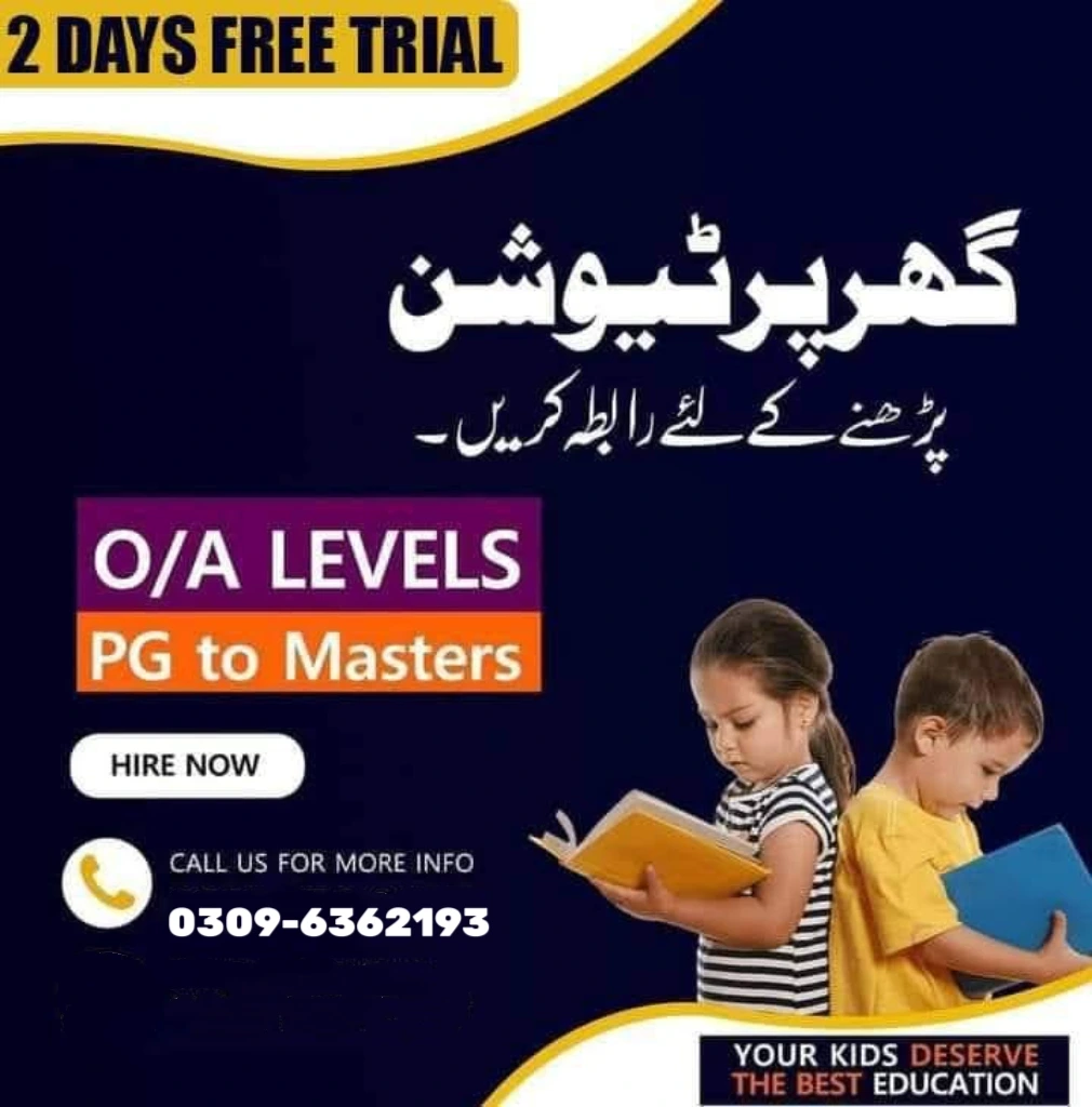 O/A Level home tutors in Bahria Town Lahore offering IGCSE, O Level &amp; A Level classes with expert home tuition for Cambridge students and exam success.