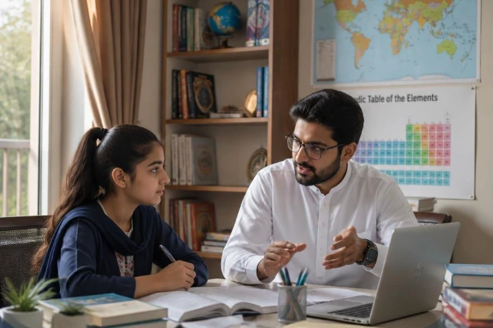 Personalized home tuition in Lahore Cantt helps students learn according to their class, curriculum, and individual academic needs. Support includes Cambridge O/A Levels, IGCSE, Matric, FSc, and junior classes, with subject-focused lessons, revision, past paper practice, and structured exam preparation.
