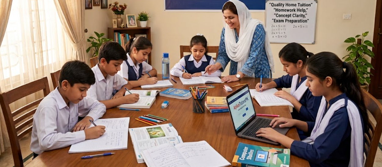 Connect with home tutors in Korangi Karachi for primary and secondary students needing English, Mathematics, Science and daily homework help.