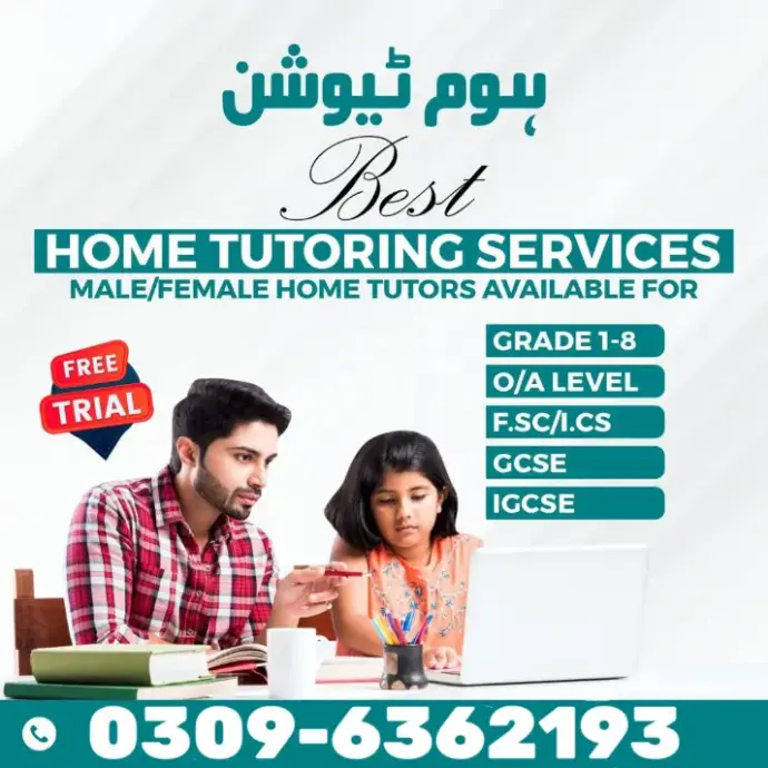 Best Home Tutors in Phase 8 Bahria Town Rawalpindi